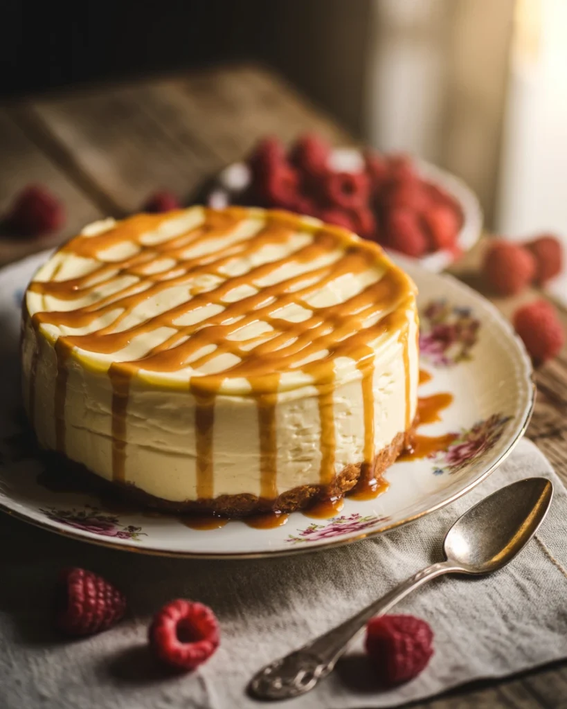 tarta de queso con leche condensada