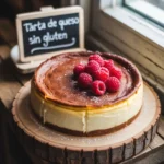 Tarta de queso sin gluten: