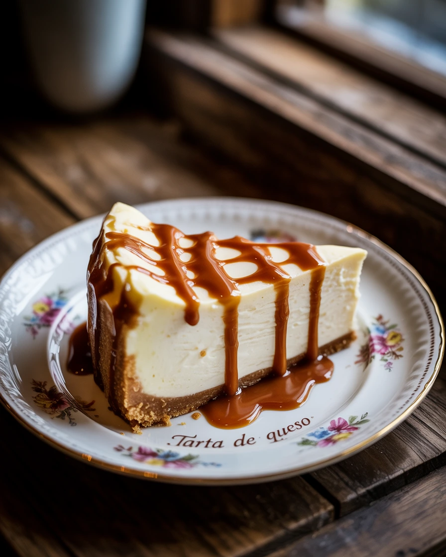 tarta de queso con leche condensada